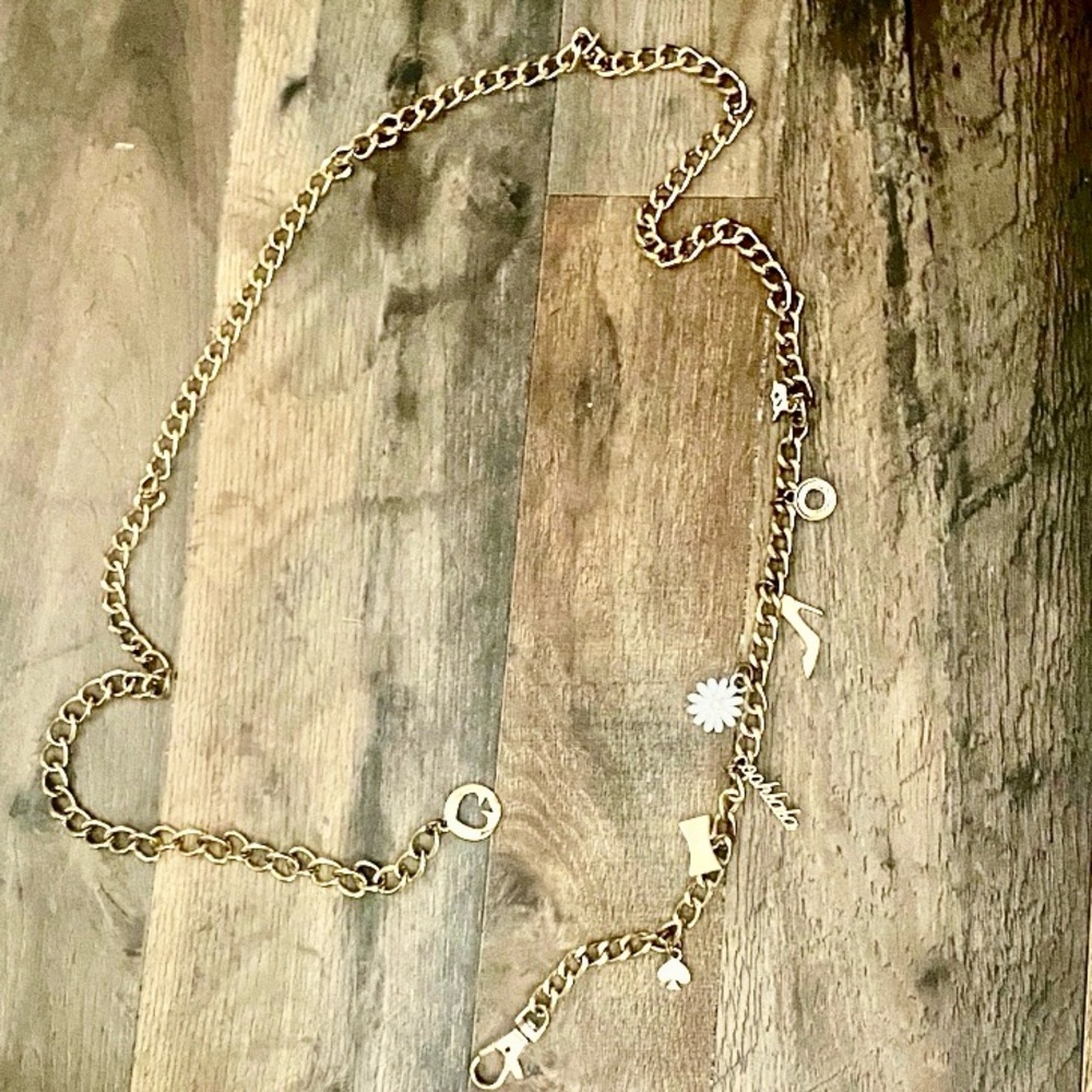 Kate Spade Gold Charm Belt